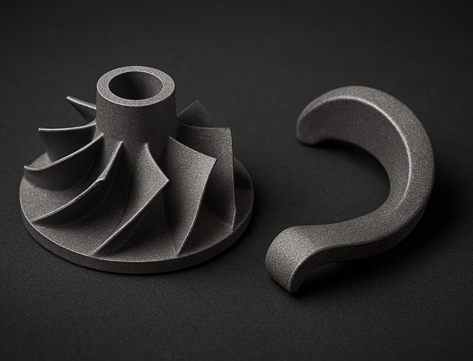 DMLS titanium Ti6Al4V biocompatible 3D printed component