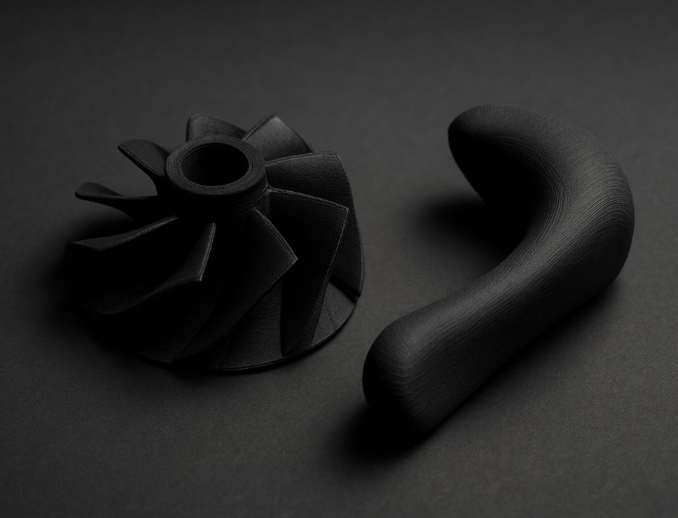 FDM 3D printed TPU part demonstrating Shore 95A hardness