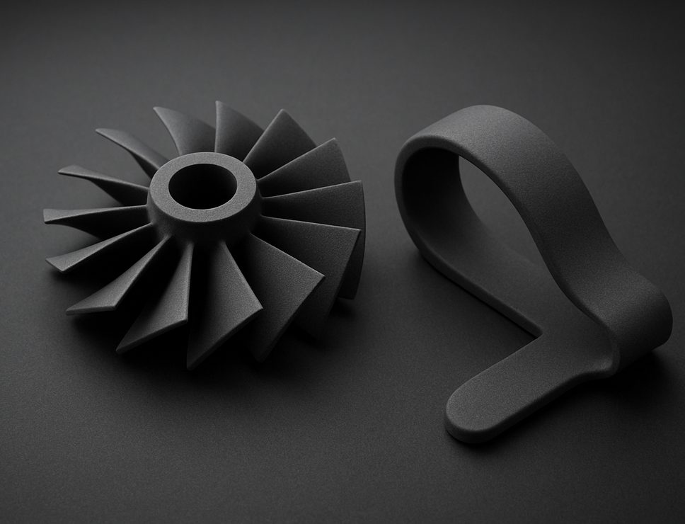 HP MJF nylon PA12 industrial-grade 3D printed component