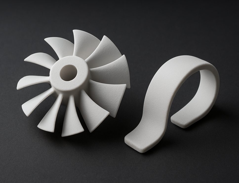 SLS sintered nylon PA2200 industrial-grade component